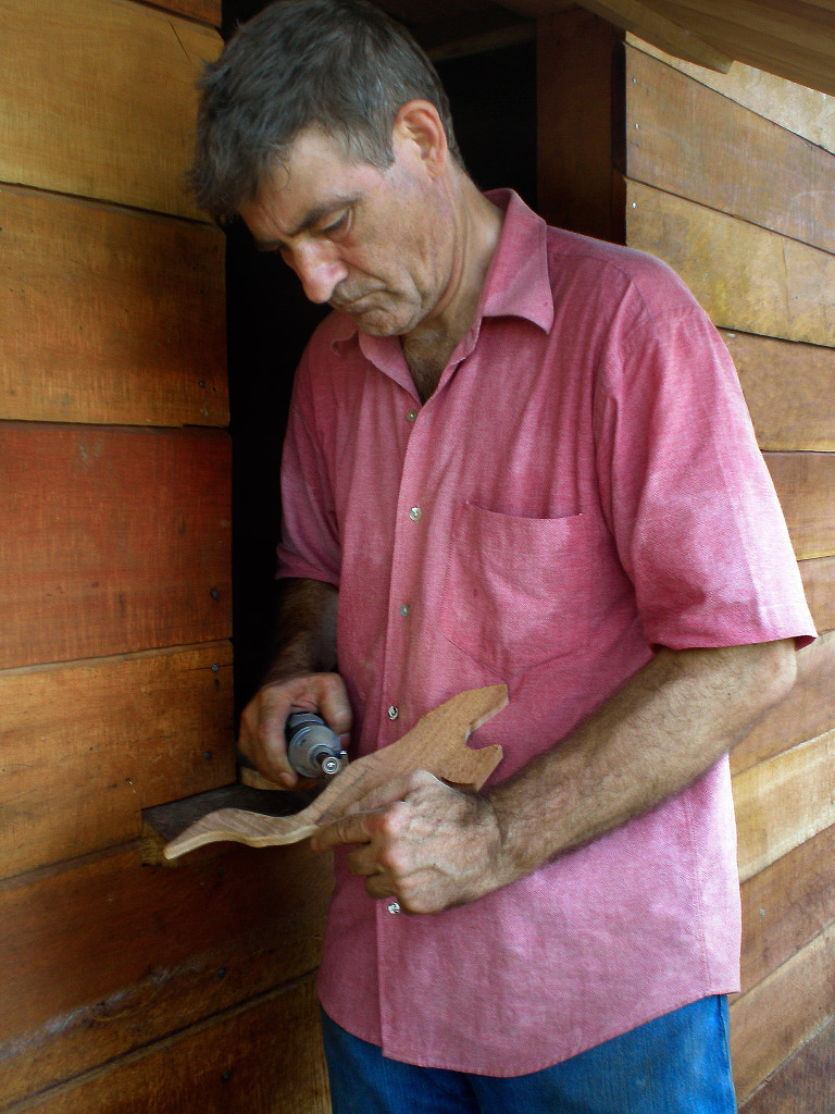 Oficina de madeira na Guiana Inglesa