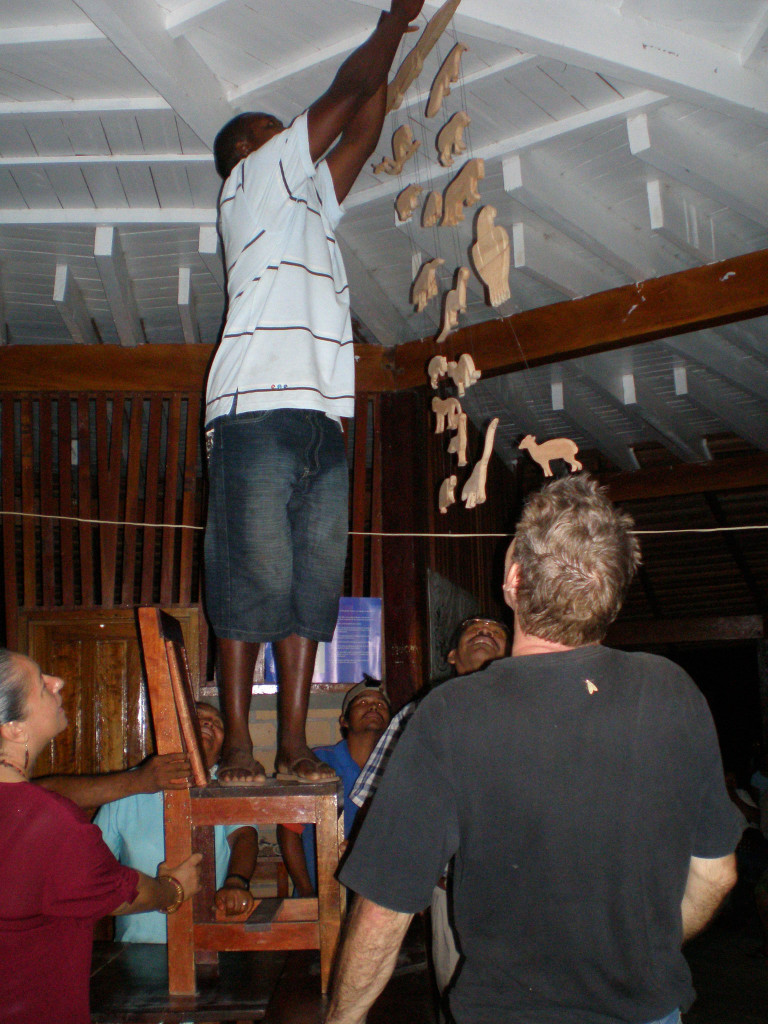 Oficina de madeira na Guiana Inglesa