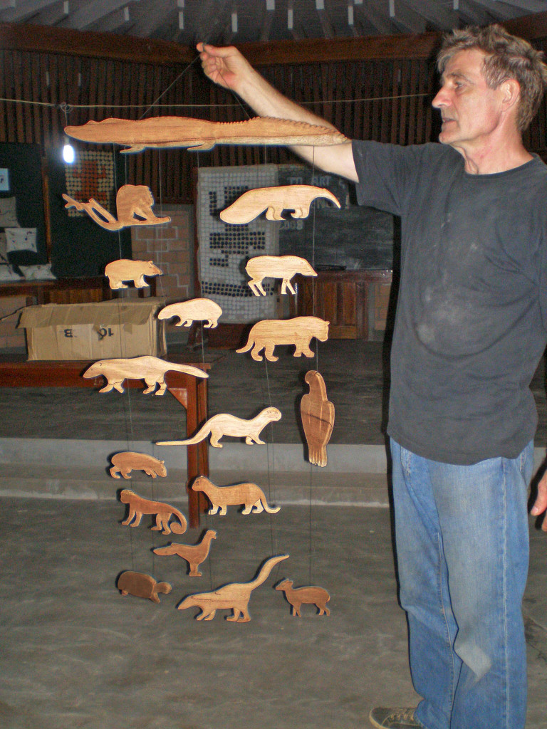 Oficina de madeira na Guiana Inglesa