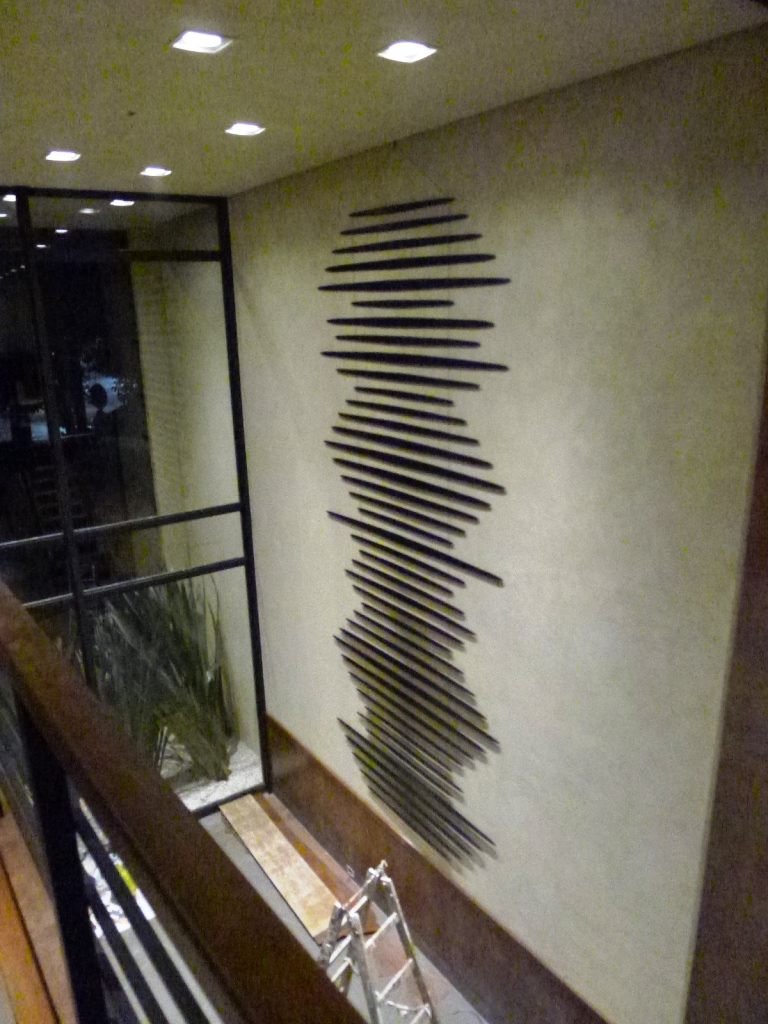 Painel instalado no Starbucks Café do Itam-Bibi / SP