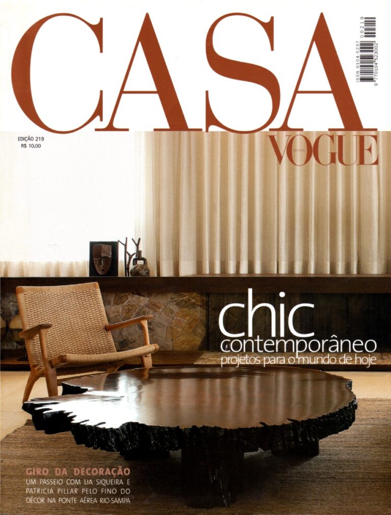 Revista Casa Vogue. Ed. 219 - Capa
